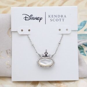 Kendra Scott Elisa Princess 'Visionary' Necklace Silver Ivory Mother-of-Pearl